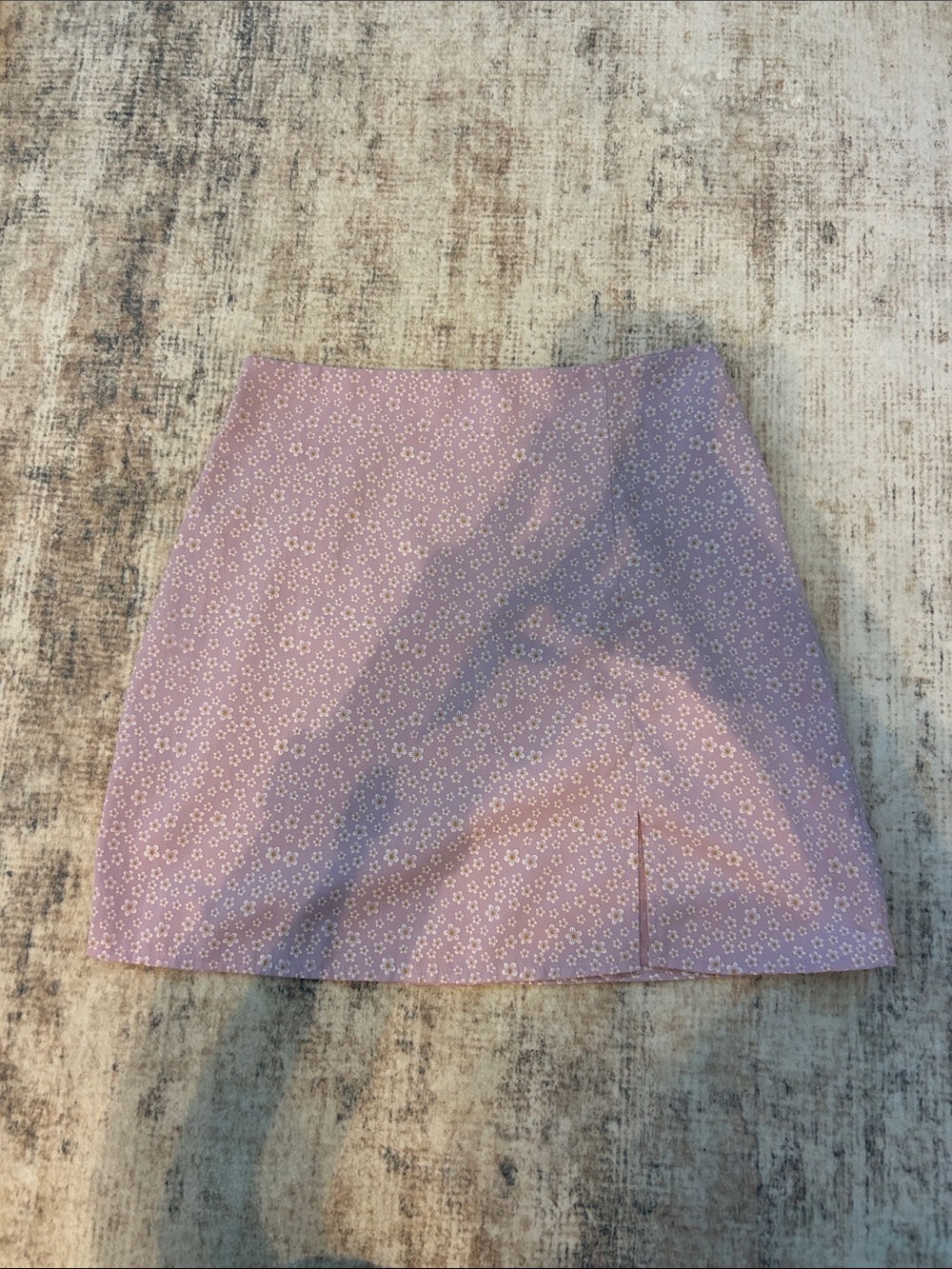 SHEIN Lilac Floral Mini Skirt